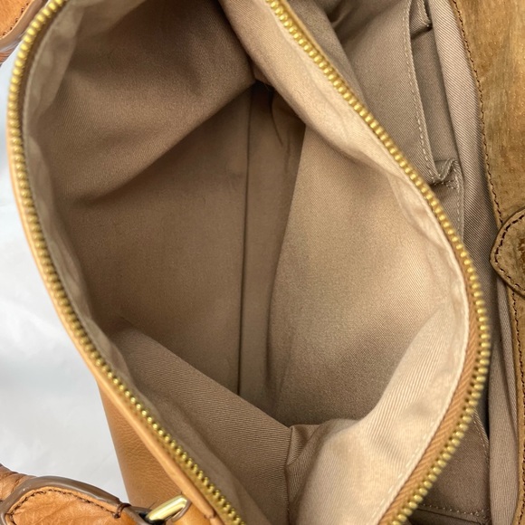 J Crew Tan Leather Handbag - Picture 9 of 10